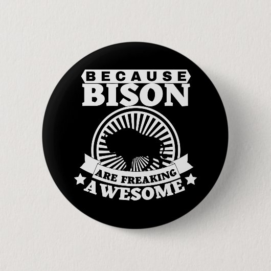 BISON BUTTON (Vorderseite)