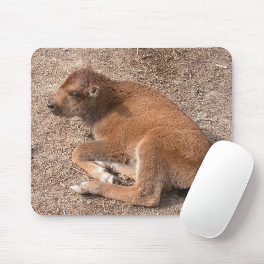 Bison Calf Mousepad (Mit Mouse)