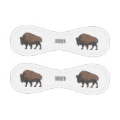 Bison-Cartoon-Abbildung Baseball (Paneele)