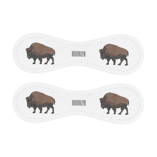 Bison-Cartoon-Abbildung Baseball (Paneele)