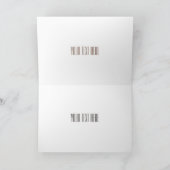 Bison-Cartoon-Abbildung Karte (Innenseite)