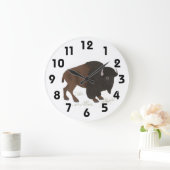 Bison Clock Große Wanduhr (Zuhause)