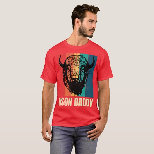 Bison Daddy T-Shirt (Vorne ganz)