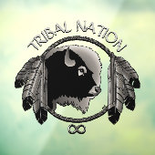 Bison Decal Custom Tribal Wildlife Window Fensteraufkleber (Blatt 3)