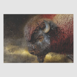 Bison-Dekorations-Seidenpapier Seidenpapier