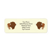 Bison Design Absenderadresse (Vorne)
