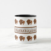 Bison-Design für Tassen (Zentrum)