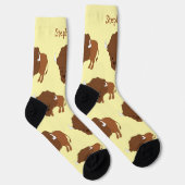 Bison-Design Socken (Rechts)