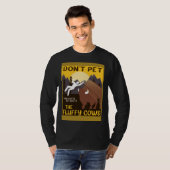 Bison  Don t Pet The Fluffy Cows Buffalo T-Shirt (Vorne ganz)