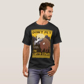 Bison  Don t Pet The Fluffy Cows Buffalo T-Shirt (Vorne ganz)