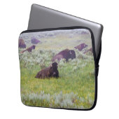 Bison Dream Laptop Case (Vorderseite Links)