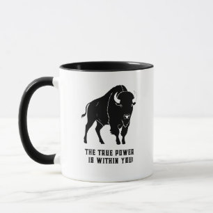 Bison-Druckbecher Tasse