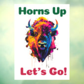 Bison Fensteraufkleber (Blatt 3)