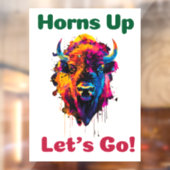 Bison Fensteraufkleber (Blatt 2)