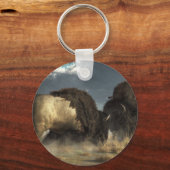 Bison Fight Schlüsselanhänger (Vorderseite)