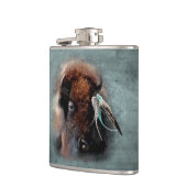 Bison - Flasche Flachmann (Links)