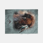 Bison - Fleece Blanket (Vorderseite (Horizontal))
