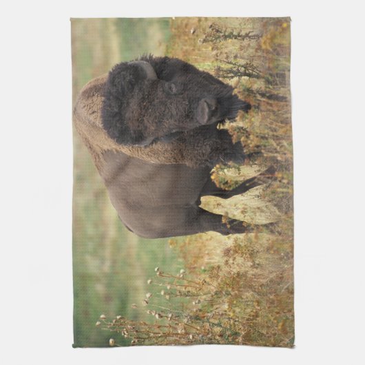 Bison Foto Küchentuch (Vertikal)