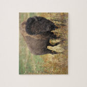 Bison Foto Puzzle (Vertikal)