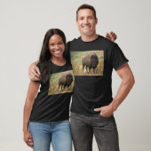 Bison Foto T-Shirt (Unisex)