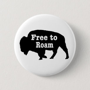 Bison free to roam button