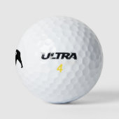 Bison free to roam golfball (Logo)