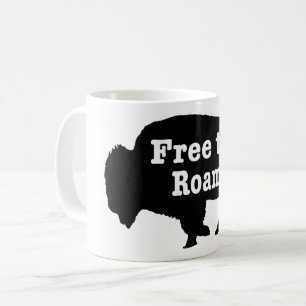 Bison free to roam kaffeetasse