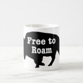 Bison free to roam kaffeetasse (Mittel)