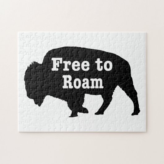 Bison free to roam puzzle (Horizontal)