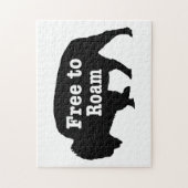 Bison free to roam puzzle (Vertikal)