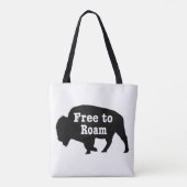 Bison free to roam tasche (Rückseite)