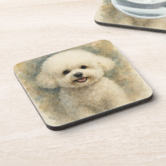 Bison Frise Getränkeuntersetzer (Linke Seite)