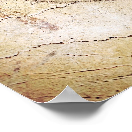 Bison from the Caves at Altamira, c.1500 v. Chr. Poster (Ecke)