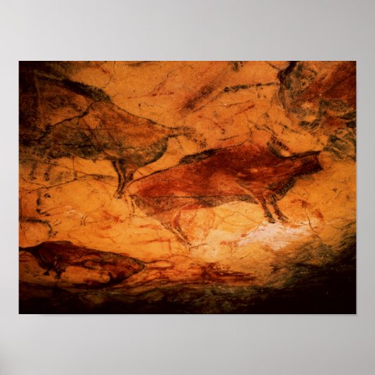 Bison from the Caves at Altimira, c.15000 BC Poster (Vorne)