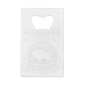 BISON GELDBEUTEL FLASCHENÖFFNER (Rückseite)