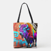 Bison graffiti-Tasche Tasche (Rückseite)