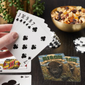 Bison Great Plains POPCUT Spielkarten (In Situ)