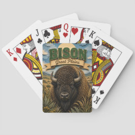 Bison Great Plains POPCUT Spielkarten