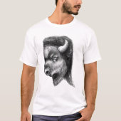 Bison Head T-Shirt (Vorderseite)