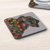 Bison Heather Untersetzer (Linke Seite)