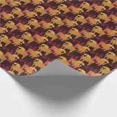 Bison High Grass: Feldmuster. Geschenkpapier (Ecke)