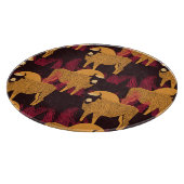 Bison High Grass: Feldmuster. Schneidebrett (Ecke)
