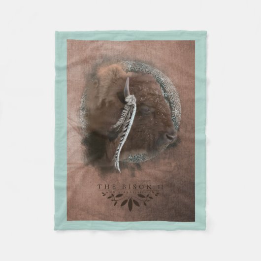 Bison II - Fleece Blanket (Vorderseite)