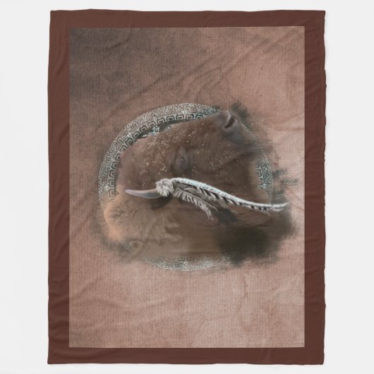 Bison II - Fleece Blanket (Vorderseite)