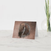 Bison II - Notecard Feiertagskarte (Vorderseite)