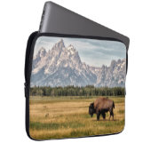 Bison im Tetons Laptopschutzhülle (Vorne Rechts)