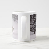 Bison im Winter Jumbo-Tasse (Rückseite)