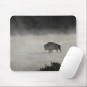 Bison im Winter Yellowstone Mousepad (Mit Mouse)