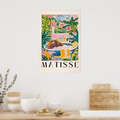 Bison in Bathtub Art Print Tropical Bathroom Poster (Küche)
