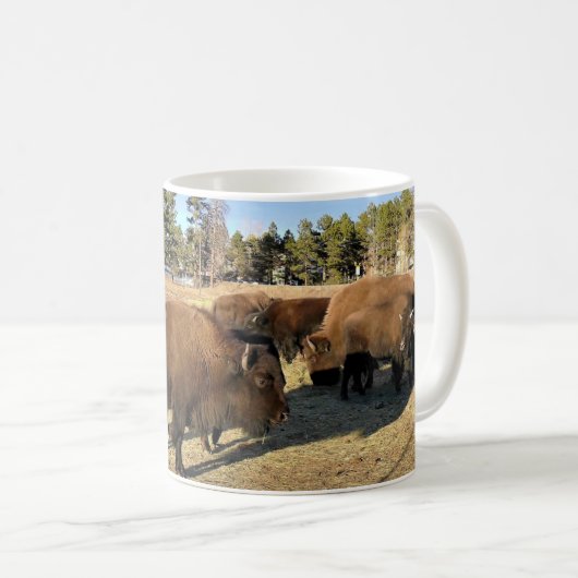 Bison in Colorado Kaffeetasse (VorderseiteRechts)